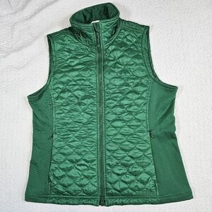 L.l. Bean Green Quilted Thinsulate Vest